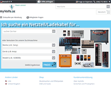 Tablet Screenshot of myvolts.de